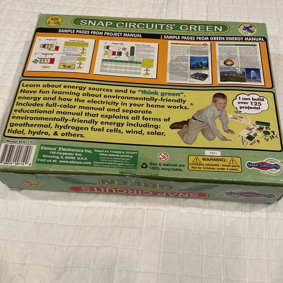 Snap circuits green alternative energy electronics exploration kit stem projects - Picture 2 of 16
